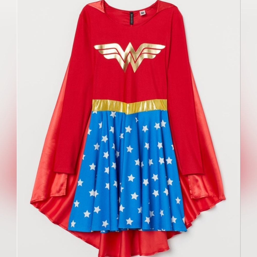 Like New H&M Divided DC Wonder Woman Dress Sz XL
